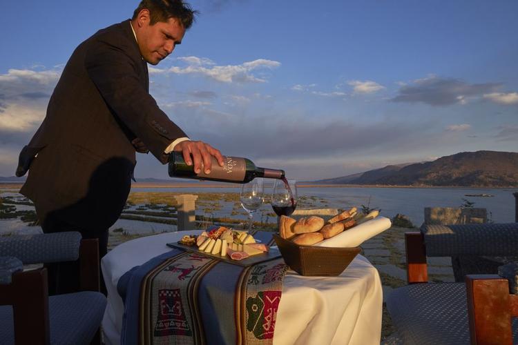 Cena romántica  GHL Lago Titicaca Puno