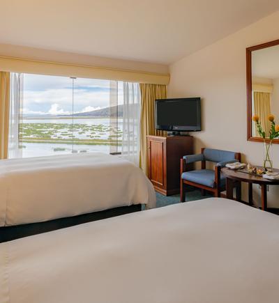 Habitación premium twin con vista al lago ghl hotel lago titicaca puno Habitación premium twin con vista al lago ghl hotel lago titicaca puno