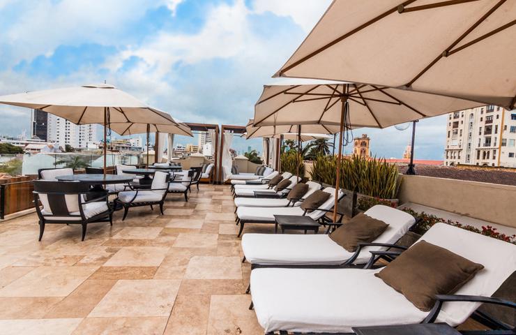 Terraza bastión Bastión Luxury Hotel Cartagena Terraza bastión Bastión Luxury Hotel Cartagena