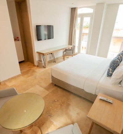 Habitación luxury street view Arsenal Hotel Cartagena Habitación luxury street view Arsenal Hotel Cartagena