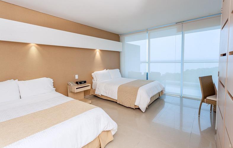 Habitación estándar dos camas dobles sonesta hotel cartagena Habitación estándar dos camas dobles sonesta hotel cartagena
