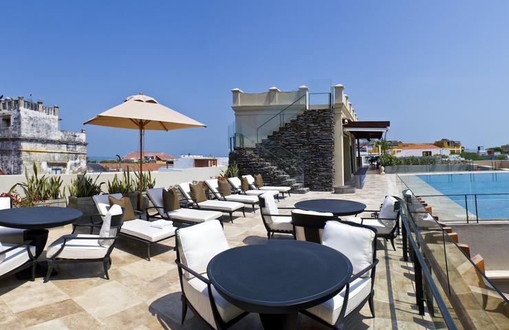 Terraza bastión Bastión Luxury Hotel Cartagena