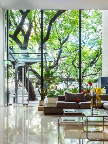 Lobby amplio, cómodo y luminoso. Howard Johnson & Suites Córdoba 
