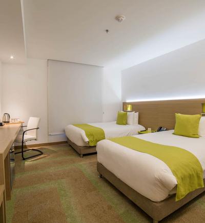 Habitación twin Biohotel Organic Suites Bogotá Habitación twin Biohotel Organic Suites Bogotá