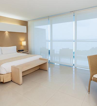 Habitación estándar cama matrimonial sonesta hotel cartagena Habitación estándar cama matrimonial sonesta hotel cartagena