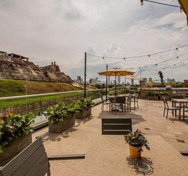 Terraza san lázaro  GHL Relax Corales de Indias Cartagena