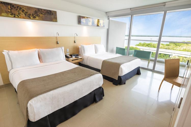 Habitación estándar dos camas dobles sonesta hotel cartagena Habitación estándar dos camas dobles sonesta hotel cartagena