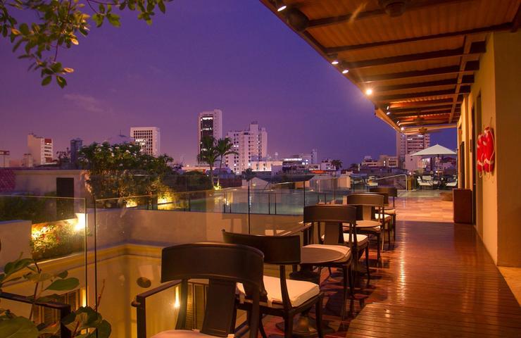 Terraza bastión Bastión Luxury Hotel Cartagena Terraza bastión Bastión Luxury Hotel Cartagena