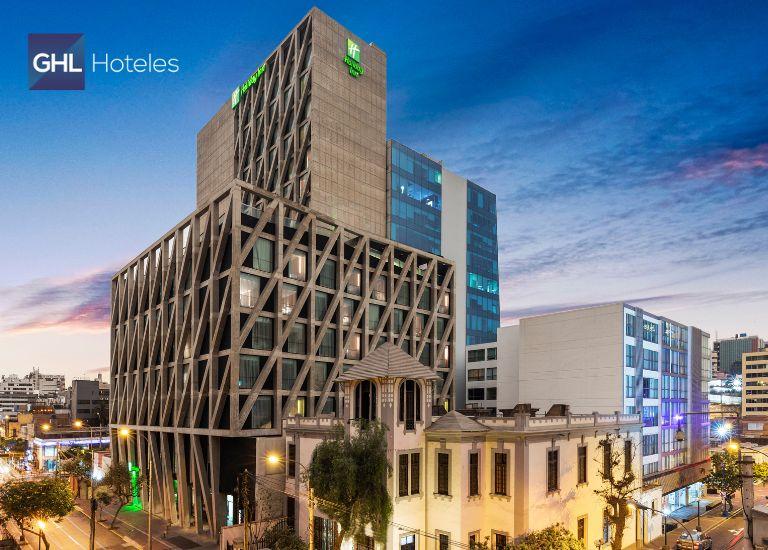 La nueva alianza de GHL Hoteles y Holiday Inn Lima Miraflores La fachada del hotel Holiday Inn Lima Miraflores con la operación de GHL Hoteles